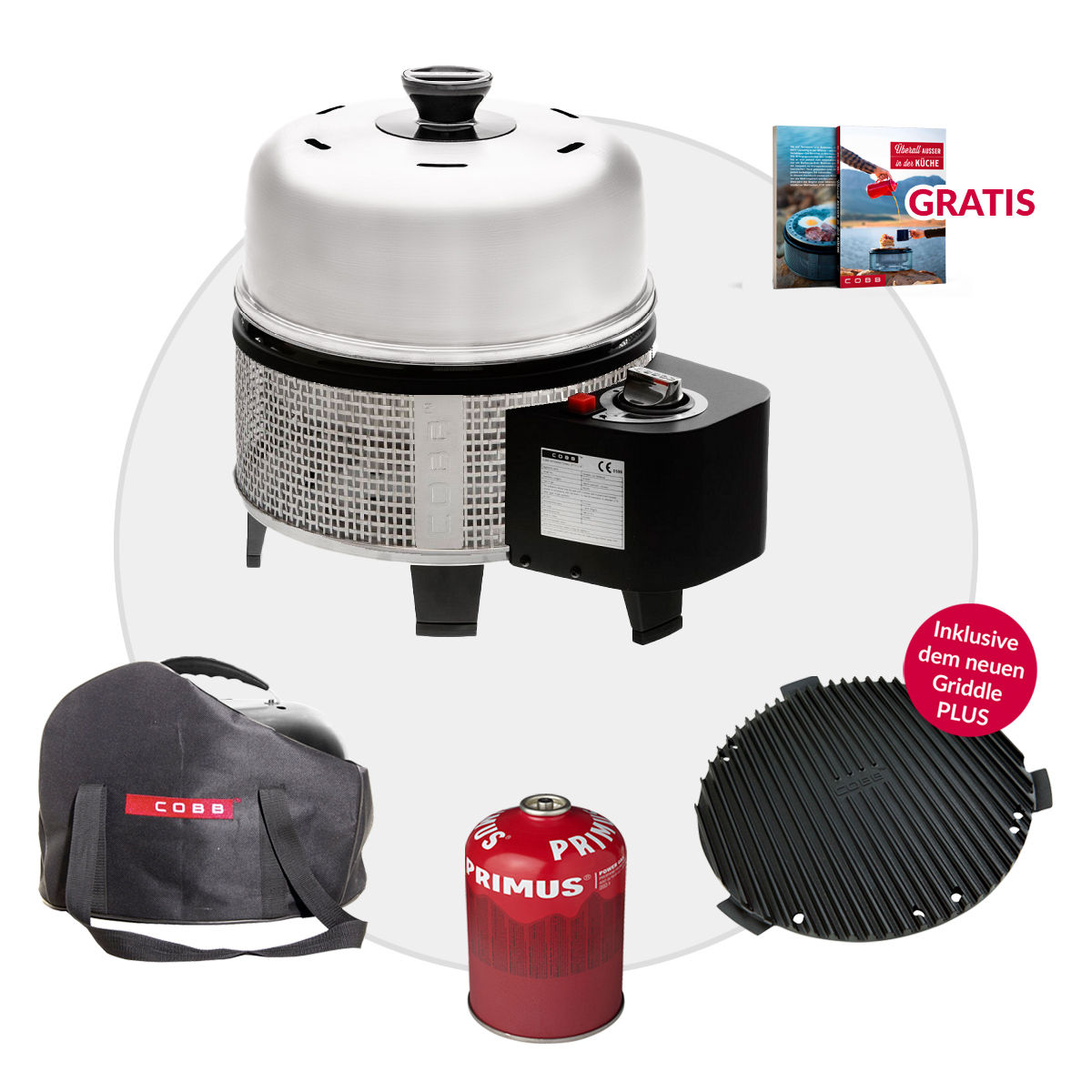 COBB Gas DELUXE 2.0 Grill inkl. Tasche + Kartusche