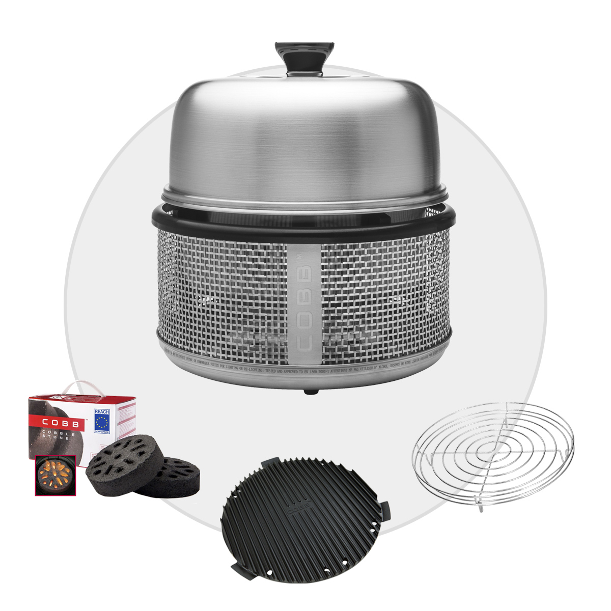 COBB Premier AIR DELUXE Grill inkl. Cobble Stone